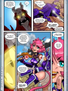 Rating: Safe Score: 0 Tags: 2009 3:4 animal_humanoid anthro armor blade_kitten cat_humanoid cat_tail clothed clothing comic digital_media_(artwork) domestic_cat duo e621 felid felid_humanoid feline feline_humanoid felis female humanoid kit_ballard machine mammal mammal_humanoid melee_weapon robot steve_stamatiadis sword tail text unconvincing_armor weapon User: bunchy7s