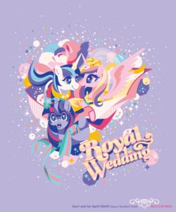Rating: Safe Score: 0 Tags: 5:6 blue_hair e621 english_text equid equine feathered_wings feathers female feral friendship_is_magic fur group hair hasbro hi_res horn male mammal multicolored_hair my_little_pony mythological_creature mythological_equine mythology nitlo open_mouth pink_body pink_feathers pink_hair princess_cadance_(mlp) purple_body purple_fur purple_hair ring shining_armor_(mlp) tail text twilight_sparkle_(mlp) two_tone_hair unicorn winged_unicorn wings User: bunchy7s