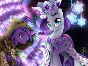 Rating: Safe Score: 0 Tags: 4:3 crown daughter-of-fantas duo e621 equid equine female feral friendship_is_magic fur hair hasbro headgear hi_res horn mammal multicolored_hair my_little_pony mythological_creature mythological_equine mythology purple_body purple_fur purple_hair quadruped rarity_(mlp) signature tail twilight_sparkle_(mlp) two_tone_hair unicorn User: bunchy7s