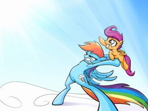 Rating: Safe Score: 0 Tags: 2013 4:3 averagedraw blue_body blue_feathers blue_fur carrying_another cloud cutie_mark duo e621 equid equine feathered_wings feathers female feral flowing_tail friendship_is_magic fur grin hair hasbro looking_away mammal multicolored_hair multicolored_tail my_little_pony mythological_creature mythological_equine mythology orange_body orange_fur outside overhead_throw pegasus purple_eyes purple_hair rainbow_dash_(mlp) rainbow_hair rainbow_tail raised_wings scootaloo_(mlp) short_hair sky skyscape smile tail throwing throwing_character wide_stance wings young young_feral User: bunchy7s