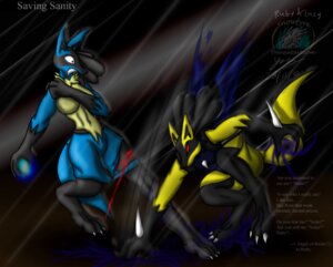 Rating: Questionable Score: 0 Tags: 2010 alternate_color anthro black_body black_fur blood blue_body blue_fur bodily_fluids breasts brother_(lore) canid canine claws duo e621 fan_character female fight fur generation_4_pokemon lucario lucy_(snowfyre) male mammal nintendo open_mouth pokemon pokemon_(species) red_eyes ruby_(snowfyre) shiny_pokemon sibling_(lore) sister_(lore) snowfyre spikes toe_claws yellow_body yellow_fur User: bunchy7s