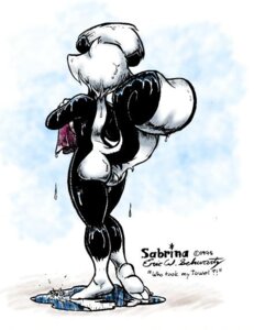 Rating: Questionable Score: 0 Tags: 1995 anthro butt e621 eric_schwartz female fluffy fluffy_tail fur mammal mephitid nude presenting presenting_hindquarters rear_view sabrina_(sabrina_online) sabrina_online simple_background skunk solo striped_skunk tail wet wet_body wet_fur white_background User: bunchy7s