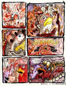 Rating: Explicit Score: 0 Tags: anthro avian beak bird bitchsplitter bloodshot_eyes breasts death e621 erection gaping genitals gore grotesque_death group herm humor intersex jessup marker_(artwork) nipples non-mammal_breasts non-mammal_nipples penguin penis snuff traditional_media_(artwork) vore what User: bunchy7s