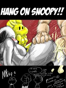 Rating: Explicit Score: 0 Tags: 2009 anthro blush breasts charlie_brown closed_eyes cum cum_inside female group human human_on_anthro humor interspecies linus_van_pelt male mammal monkeyxflash nipples nude peanuts rule34 rule_63 sex snoopy straight woodstock User: bunchy7s