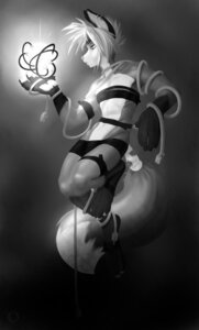 Rating: Safe Score: 0 Tags: anthro biped bound canid canine claws clothed clothing cord dipstick_tail e621 ear_piercing electrical_cord floating fox full-length_portrait greyscale heart_symbol male mammal markings monochrome partially_clothed pawpads paws piercing portrait sneakerfox solo tail tail_markings User: bunchy7s