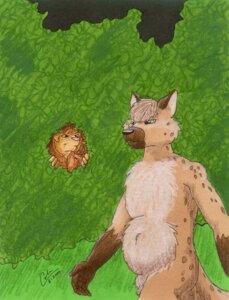 Rating: Safe Score: 0 Tags: abdominal_bulge anthro duo e621 felid green_eyes guppy_(artist) hiding hyena lion male mammal pantherine spotted_hyena stalker stalking tail yellow_eyes User: bunchy7s