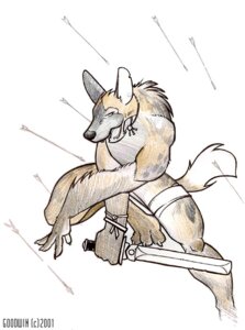 Rating: Questionable Score: 0 Tags: anthro arrow_(weapon) arrowed battle chris_goodwin claws e621 hail_of_arrows holding_melee_weapon holding_object holding_sword holding_weapon hyena male mammal melee_weapon ranged_weapon solo spotted_hyena sword tail traditional_media_(artwork) weapon User: bunchy7s Rating: Questionable Score: 0 Tags: anthro arrow_(weapon) arrowed battle chris_goodwin claws e621 hail_of_arrows holding_melee_weapon holding_object holding_sword holding_weapon hyena male mammal melee_weapon ranged_weapon solo spotted_hyena sword tail traditional_media_(artwork) weapon User: bunchy7s