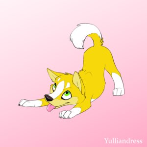 Rating: Safe Score: 0 Tags: 1:1 2011 ambiguous_gender archived_source canid canine canis digitigrade e621 feral gloves_(marking) goldi green_eyes happy leg_markings mammal markings pink_background quadruped simple_background smile socks_(marking) solo tail wolf yulliandress User: bunchy7s