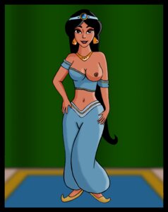 Rating: Explicit Score: 0 Tags: 1girls aladdin arabian arabian_clothes areola areola_slip breast_slip breasts disney disney_princess erect_nipples female female_only harem_outfit human nipple_slip nipples princess princess_jasmine ravenchild rule34 solo User: bunchy7s
