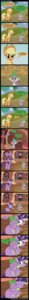 Rating: Safe Score: 0 Tags: 2013 absurd_res applejack_(mlp) bodily_fluids book clothing comic cowboy_hat crying cutie_mark dialogue dragon e621 earth_pony english_text equid equine fangs female feral freckles friendship_is_magic fur hair hasbro hat headgear headwear hi_res horn horse hug library long_image male mammal multicolored_hair my_little_pony mythological_creature mythological_equine mythological_scalie mythology outside plant pony pupils purple_body purple_eyes purple_fur purple_hair scalie slit_pupils spike_(mlp) tail tall_image tears teeth text thunderhawk03 tree twilight_sparkle_(mlp) two_tone_hair unicorn url User: bunchy7s