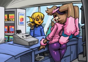 Rating: Safe Score: 0 Tags: anthro anthrofied bittenhard brown_eyes butt duo e621 female generation_1_pokemon generation_4_pokemon lagomorph lopunny male mammal nintendo pokemon pokemon_(species) pokemorph raichu red_eyes rodent shiny_pokemon store wide_hips User: bunchy7s