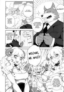 Rating: Questionable Score: 0 Tags: absurd_res anthro bell big_bad_wolf bovid breasts canid canine canis caprine collar comic dialogue e621 english_text fairy_tales female fishine goat greyscale hi_res horizontal_pupils horn interspecies mammal monochrome predator/prey pupils text the_wolf_and_the_seven_little_goats wolf yokan_(fishine) User: bunchy7s