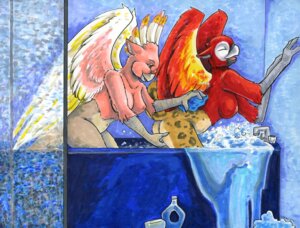 Rating: Explicit Score: 0 Tags: anthro ara_(genus) arms_bent assisted_bathing avian ayame_emaya bath bathtub beak behind_glass bird breasts brown_eyes canid canine canis chimera claws cockatoo detailed_background dingo domestic_dog duo e621 eyes_closed feathered_wings feathers felid feline female female/female fingering fur gryphon hands_on_wall happy happy_sex inside intraspecies kneeling legs_in_water leopardus macaw major_mitchell's_cockatoo mammal margay markings mythological_avian mythological_creature mythology navel neotropical_parrot nipples nude open_mouth parrot partially_behind_glass partially_submerged pico_(ayame_emaya) romantic romantic_couple scarlet_macaw sex smile spots spotted_body spotted_fur submerged_legs tail tongue true_parrot vaginal vaginal_fingering water wings xan_(ayame_emaya) User: bunchy7s