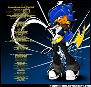 Rating: Safe Score: 0 Tags: anthro blue_hair e621 english_text fan_character female generation_1_pokemon hair lilchu lilchu_(character) mammal nintendo pokemon pokemon_(species) pokemorph raichu rodent solo tail text url User: bunchy7s