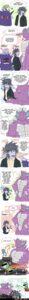 Rating: Questionable Score: 0 Tags: 2008 absurd_res antlers blue_eyes blush bodily_fluids cape censor_bar censored censored_face censorman clothing comic dialogue e621 ellipsis english_text eyebrows fangs feral generation_1_pokemon gengar green_eyes grimace grin group half-closed_eyes hands_on_hips hi_res horn kuron kuron_(character) long_image male muscular narrowed_eyes nidoking nintendo open_mouth paper pokemon pokemon_(species) pose purple_body red_eyes size_difference smile sweat syrinox tail tall_image teeth text User: bunchy7s