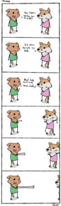 Rating: Safe Score: 0 Tags: 2011 :d anthro black_eyes black_nose brown_body brown_fur canid canine chest_tuft clothed clothing comic dialogue dipstick_ears dipstick_tail domestic_cat dot_eyes duo e621 ear_markings english_text felid feline felis fox fur half-closed_eyes hi_res jinxed long_arms male mammal markings multicolored_body multicolored_ears multicolored_fur multicolored_tail narrowed_eyes open_mouth orange_body orange_fur pink_nose shirt signature simple_background simple_eyes smile solid_circle_eyes standing stick_figure syynx tail tail_markings text topwear tuft two_tone_body two_tone_fur walking white_background white_body white_fur wtf_face User: bunchy7s