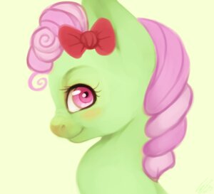Rating: Safe Score: 0 Tags: 2013 e621 equid equine female feral florina_(mlp) friendship_is_magic hair hasbro horse imalou low_res mammal my_little_pony pony smile solo User: bunchy7s