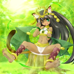 Rating: Questionable Score: 0 Tags: 1:1 5_toes animal_humanoid anklet armlet awayuki_tobari bangle barefoot bastet_(puzzle_and_dragons) black_hair bracelet cat_humanoid cat_tail clothed clothing dark_body dark_skin e621 feet felid felid_humanoid feline feline_humanoid female foot_focus green_eyes hair headdress hi_res humanoid humanoid_feet jewelry long_hair looking_at_viewer mammal mammal_humanoid midriff navel nipple_outline one_eye_closed paw_pose plantigrade pose puzzle_and_dragons soles solo tail toes wink User: bunchy7s
