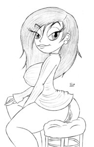 Rating: Explicit Score: 0 Tags: disney female female_only human innocenttazlet kim_possible kimberly_ann_possible monochrome pussy rule34 solo straight_hair tagme User: bunchy7s
