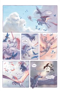 Rating: Safe Score: 0 Tags: ambiguous_gender avian bird comic e621 equid equine feathered_wings feathers group hi_res horn mammal membrane_(anatomy) membranous_wings mythological_creature mythological_equine mythology unicorn unikron winged_unicorn wings winona_nelson User: bunchy7s