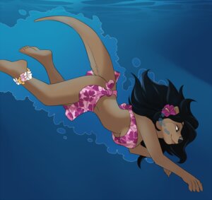 Rating: Safe Score: 0 Tags: accessory anthro bandeau barefoot biped black_hair black_nose brown_body brown_fur clothing digital_media_(artwork) e621 feet female floral_anklet flower flower_in_hair fur hair hair_accessory humanoid_feet jailbird lei-lani mammal mustelid otter plant plantigrade sarong sea_otter shaded solo swimming tail topwear underwater water User: bunchy7s