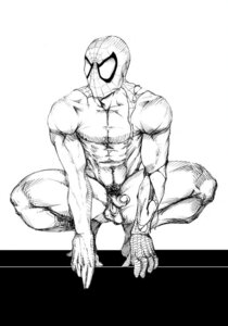 Rating: Explicit Score: 0 Tags: 1boy male male_only marvel marvel_comics monochrome rule34 smooth_skin solo spider-man spider-man_(series) squatting tagme User: bunchy7s