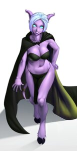 Rating: Questionable Score: 0 Tags: 2014 blizzard_entertainment blue_eyes bottomwear bra breasts cape clothed clothing curvy_figure digital_media_(artwork) draenei e621 female glowing glowing_eyes hooves horn humanoid kairunoburogu loincloth navel purple_body purple_skin shaded simple_background smile solo tentacles underwear voluptuous warcraft white_background User: bunchy7s