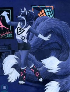 Rating: Safe Score: 0 Tags: 1980s_theme 2008 anthro black_nose bottomwear canid canine clothed clothing dancing dipstick_tail dreamspinner e621 eyes_closed female flashdance fox fully_clothed fur gloves_(marking) hair kacey krinele_fullin leg_warmers legwear mammal markings midriff multi_tail navel rubik's_cube shirt skirt solo tail tail_markings tank_top topwear white_tail_tip User: bunchy7s