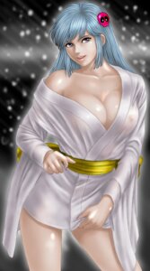 Rating: Questionable Score: 0 Tags: 1girls 2010 blue_eyes blue_hair breasts cleavage collarbone dororon_enma-kun female hair_ornament highres japanese_clothes kimono long_hair nail_polish nipples purple_eyes rule34 see-through smile snow solo toten_(artist) yuki_onna yukiko_hime User: bunchy7s