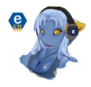 Rating: Safe Score: 0 Tags: 2010 amber_eyes anthro blue_body blue_hair breasts bust_portrait cleavage clothed clothing corablue e621 electronics felid female hair headphones lipstick looking_at_viewer makeup mammal mascara mascot_contest open_mouth pink_lipstick portrait simple_background smile solo teeth white_background User: bunchy7s
