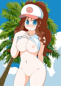 Rating: Explicit Score: 0 Tags: :t baseball_cap blue_eyes blush breasts brown_hair erect_nipples female female_only hat hilda_(pokemon) human large_breasts long_hair naitou_kouse navel nintendo nipples palm_tree pokemon pokemon_bw ponytail pussy rule34 shirt_lift solo sweatdrop tied_hair tree uncensored User: bunchy7s