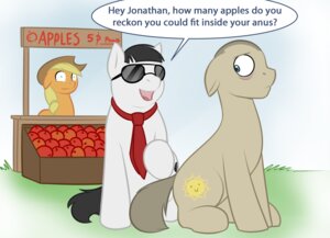 Rating: Questionable Score: 0 Tags: :| accessory apple applejack_(mlp) clothing cobalt_snow conditional_dnp digital_media_(artwork) e621 earth_pony english_text equid equine eyewear female feral food friendship_is_magic fruit group hasbro hat headgear headwear horse jim_sterling jonathan_holmes male mammal my_little_pony necktie open_mouth plant pony smile sunglasses tail text User: bunchy7s Rating: Questionable Score: 0 Tags: :| accessory apple applejack_(mlp) clothing cobalt_snow conditional_dnp digital_media_(artwork) e621 earth_pony english_text equid equine eyewear female feral food friendship_is_magic fruit group hasbro hat headgear headwear horse jim_sterling jonathan_holmes male mammal my_little_pony necktie open_mouth plant pony smile sunglasses tail text User: bunchy7s