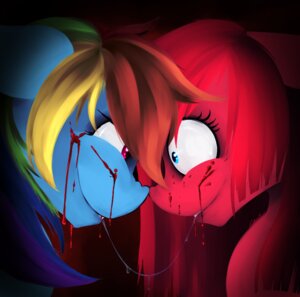 Rating: Questionable Score: 0 Tags: blood blood_splatter blue_body blue_eyes blue_fur bodily_fluids drooling duo e621 earth_pony equid equine face_to_face female feral friendship_is_magic fur gore hair hasbro horse long_hair mammal multicolored_hair my_little_pony pink_body pink_fur pink_hair pinkamena_(mlp) pinkie_pie_(mlp) polkadot-creeper pony purple_eyes rainbow_dash_(mlp) rainbow_hair saliva smile what User: bunchy7s