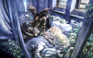 Rating: Safe Score: 0 Tags: 16:10 bat_wings bed_sheet bedding black_eyes black_hair blonde_hair claws clothing contrast demon digital_media_(artwork) dress duality duo e621 eyes_closed fantasy female flower hair human mammal membrane_(anatomy) membranous_wings nomoney_(pixiv) not_furry pillow plant rose_(flower) sleeping wallpaper widescreen window wings User: bunchy7s