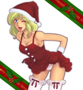 Rating: Questionable Score: 0 Tags: 1girls 2008 akaza_shiro beltorchika_irma blonde_hair blue_eyes breasts christmas cleavage dress dress_lift female gundam human large_breasts light-skinned_female light_skin long_hair looking_at_viewer panties rule34 santa_costume santa_hat tagme thighhighs zeta_gundam zettai_ryouiki User: bunchy7s