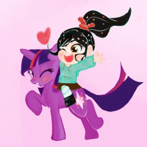 Rating: Safe Score: 0 Tags: 1:1 black_hair blush crossover disney duo e621 equid equine female feral friendship_is_magic fur hair hasbro heart_symbol hi_res horn human mammal multicolored_hair my_little_pony mythological_creature mythological_equine mythology one_eye_closed open_mouth ponylicking purple_body purple_fur purple_hair quadruped tail twilight_sparkle_(mlp) two_tone_hair unicorn vanellope_von_schweetz wreck-it_ralph User: bunchy7s
