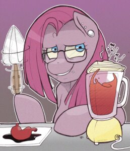 Rating: Questionable Score: 0 Tags: 2012 absurd_res appliance blender_(machine) blood bodily_fluids e621 ear_piercing earth_pony equid equine eyewear female feral friendship_is_magic glasses hasbro hi_res horse kitchen_appliance knife looking_at_viewer mammal mrw32 my_little_pony organs piercing pinkamena_(mlp) pinkie_pie_(mlp) pony simple_background smile solo User: bunchy7s