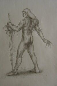 Rating: Explicit Score: 0 Tags: 1boy ass blood_omen kain kainthevampirelord legacy_of_kain long_hair male male_only monochrome rule34 solo sword tagme traditional_media watermark User: bunchy7s
