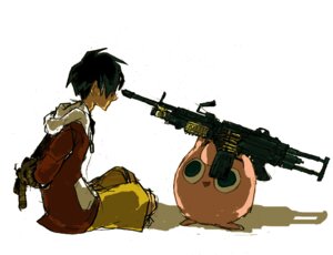 Rating: Safe Score: 0 Tags: aiming aiming_at_another ambiguous_gender detailed duo e621 generation_1_pokemon gun holding_gun holding_object holding_ranged_weapon holding_weapon human humor jigglypuff m249 machine_gun mammal nintendo pokemon pokemon_(species) ranged_weapon simple_background unavailable_at_source unknown_artist waddling_head weapon white_background User: bunchy7s