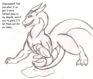 Rating: Explicit Score: 0 Tags: 2014 big_penis black_and_white comic_sans dragon dragon-heart e621 english_text erection feral genitals hi_res huge_penis hyper hyper_genitalia hyper_penis leaking looking_at_viewer magnum_(dragon-heart) male messy monochrome mythological_creature mythological_scalie mythology nude penis scalie smile solo tail text traditional_media_(artwork) User: bunchy7s