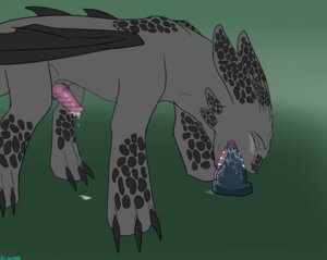 Rating: Explicit Score: 0 Tags: absurd_res backlash91 big_dildo black_body black_scales bodily_fluids bulge conditional_dnp digital_media_(artwork) dildo dragon dreamworks e621 erection european_mythology fellatio feral fury_(httyd) genital_fluids genitals hi_res how_to_train_your_dragon male membrane_(anatomy) membranous_wings mythological_creature mythological_scalie mythology night_fury oral oral_penetration penetration penile penis precum saliva scales scalie sex sex_toy simple_background solo tongue tongue_out tongue_out_fellatio toothless western_dragon wings User: bunchy7s