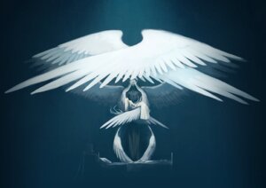 Rating: Safe Score: 0 Tags: 2008 ambiguous_gender angel bed clothed clothing death_(personification) duo e621 emaciated feathered_wings feathers female furniture hair hood hospital_bed human mammal not_furry simple_background solo_focus ss_sakura wings User: bunchy7s