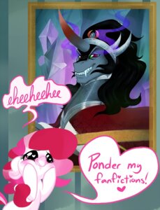 Rating: Safe Score: 0 Tags: 2013 blush dialogue duo e621 earth_pony english_text equid equine eye_mist fangs female feral friendship_is_magic fur grin hair half-length_portrait hasbro horn horse infatuation king_sombra_(mlp) male mammal multicolored_hair my_little_pony mythological_creature mythological_equine mythology painting_(object) pink_hair pinkie_pie_(mlp) plumsweet pony portrait portrait_(object) smile smoking_eyes teeth text two_tone_hair unicorn wall_art white_body white_fur User: bunchy7s
