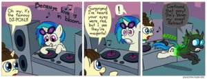 Rating: Safe Score: 0 Tags: 2012 arthropod black_body blue_eyes blue_hair brown_hair changeling_(mlp) comic dialogue drone_(mlp) duo e621 english_text equid equine eyewear fadri female feral friendship_is_magic fur glasses hair hasbro horn insect_wings mammal my_little_pony mythological_creature mythological_equine mythology outside purple_eyes text transformation unicorn vinyl_scratch_(mlp) white_body white_fur wings yellow_body yellow_fur User: bunchy7s