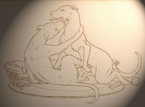 Rating: Explicit Score: 0 Tags: anatomically_correct animal_genitalia animal_penis canid canine canine_genitalia canine_penis canis domestic_dog duo e621 erection female feral genitals knot knot_in_sheath line_art male male/female mammal monochrome nude penis raven_s_lore sepia sheath tail vulva User: bunchy7s