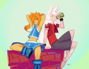 Rating: Safe Score: 0 Tags: 5_fingers anthro bandage barefoot beverage bottle bottomwear brown_eyes chizi_(character) clothed clothing container doxy drinking duo e621 feet felid fingers food footwear fully_clothed fur hair hands_behind_head holding_bottle holding_container holding_object lagomorph leg_wraps leporid lion long_ears male mammal orange_hair pantherine pink_body pink_fur pose rabbit raised_tail red_hair scar shirt shoes short_hair shorts sitting syn_(synandslyck) tail tail_tuft topwear tuft white_body white_fur white_hair wraps wristband User: bunchy7s