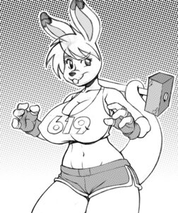 Rating: Safe Score: 0 Tags: anthro big_breasts black_and_white breasts e621 fabio_paulino female fur halftone halftone_background kangaroo ko_(fabio_paulino) macropod mammal marsupial monochrome pattern_background simple_background solo tail User: bunchy7s