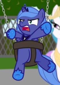 Rating: Safe Score: 0 Tags: 2012 blue_body blue_feathers blue_hair brisineo chain-link_fence crown duo e621 equid equine feathered_wings feathers female fence feral friendship_is_magic hair hasbro headgear hi_res horn long_hair mammal multicolored_hair my_little_pony mythological_creature mythological_equine mythology plant princess princess_celestia_(mlp) princess_luna_(mlp) purple_eyes quadruped royalty sibling_(lore) sister_(lore) sisters_(lore) solo_focus swing tail teal_eyes tree white_body white_feathers winged_unicorn wings wood young young_feral User: bunchy7s