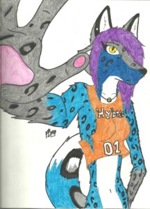 Rating: Safe Score: 0 Tags: anthro canid canine e621 felid female fox hair hi_res hybrid leopard_spots mammal neecheecoyote pantherine purple_hair simple_background snow_leopard solo spots tail white_background User: bunchy7s