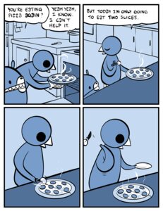 Rating: Safe Score: 0 Tags: 2011 ambiguous_gender anthro avian beak bear beartato bird border comic dialogue duo e621 english_text eyes_closed food humor mammal nedroid pizza plate reginald_(nedroid) speech_bubble text white_border User: bunchy7s